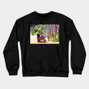 Street Scene, Soweto Crewneck Sweatshirt